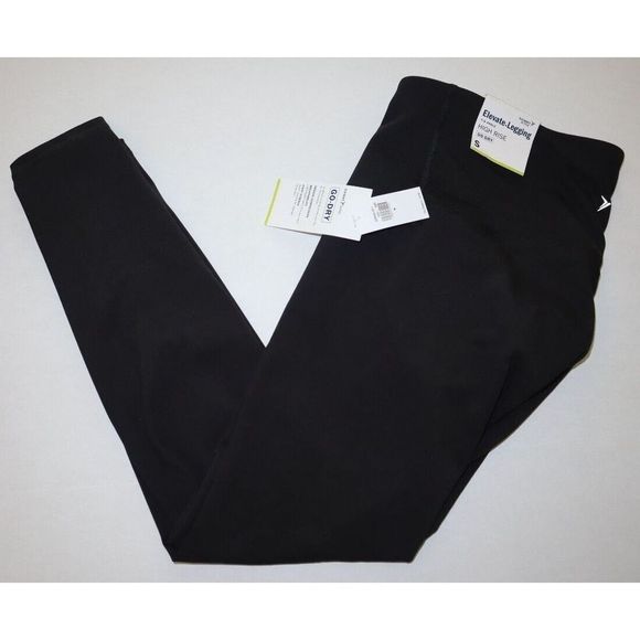 Old Navy Active Core Women's Sz S Black High-Rise Go-Dry 7/8 Ankle Leggings - Picture 6 of 7